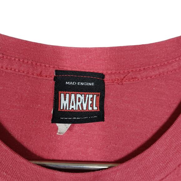 Vintage Marvel Spiderman Graphic T-shirt Size 2X Red Short Sleeve - Picture 4 of 7